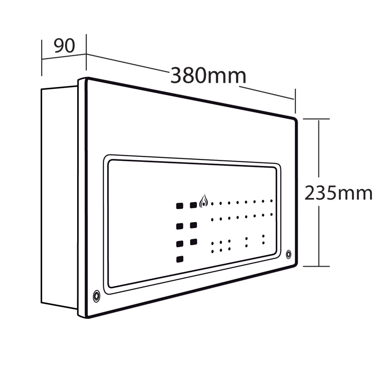 CFP Standard 4 Zone Conventional Fire Alarm Panel - Image 4